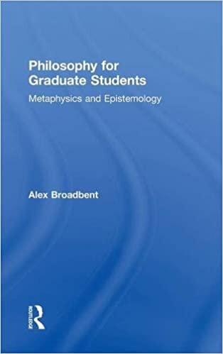 Philosophy for Graduate Students: Metaphysics and Epistemology