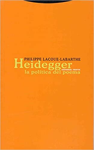 Heidegger : la política del poema (Estructuras y Procesos. Filosofía)