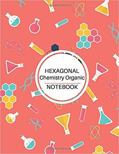 Chemistry Organic Notebook: Hexagonal Graph Paper Notebooks (Living Coral Red Cover) - Small Hexagons 1/4 inch, 8.5 x 11 Inches 100 Pages - Journal ... Organic Chemistry Journal and Biochemistry.
