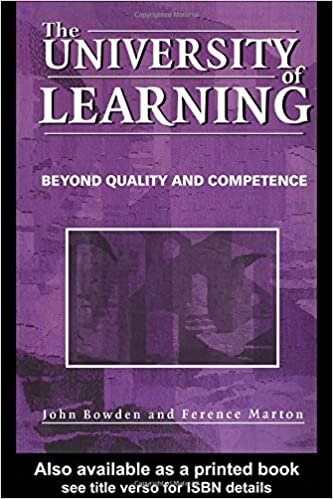 The University of Learning: Beyond Quality and Competence