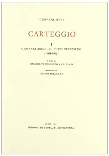 Carteggio: 1 (Epistolari, carteggi e testimonianze)