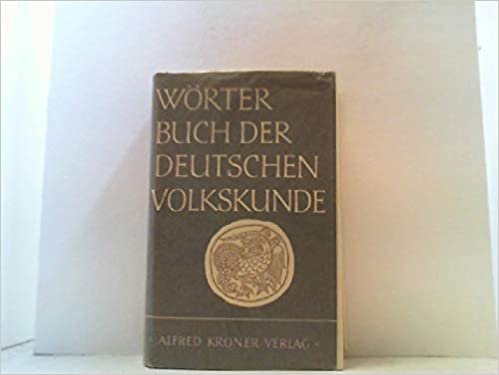 Wörterbuch der deutschen Volkskunde