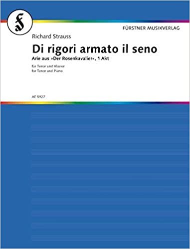 Der Rosenkavalier: "Di rigori armato il seno". op. 59. hoher Tenor und Klavier.
