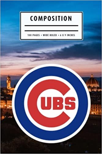 Weekly Planner Composition : Chicago Cubs Notebook- To My Baseball Son , To My Baseball Dad - Baseball Notebook #18