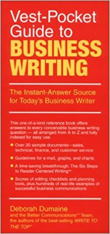 Vest-Pocket Guide to Business Writing: The Instant-Answer Source for Today's Business Writer