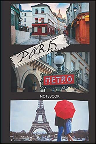 PARIS NOTEBOOK: Paris notebook | Journal with college ruled pages for writing and doodling|Composition book|vintage notebook to write in