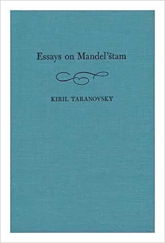 Essays on Mandel'stam (Harvard Slavic Studies (Cambridge, Mass.), V. 6.)