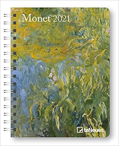 Monet 2021 - Diary - Buchkalender - Taschenkalender - 16,5x21,6: Diary indir