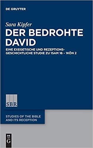 Der bedrohte David (Studies of the Bible and Its Reception (Sbr)) indir