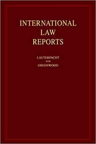 International Law Reports 160 Volume Hardback Set: International Law Reports: Volume 105