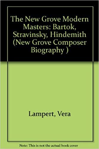 The New Grove Modern Masters: Bartk, Stravinsky, Hindemith (New Grove Composer Biography)