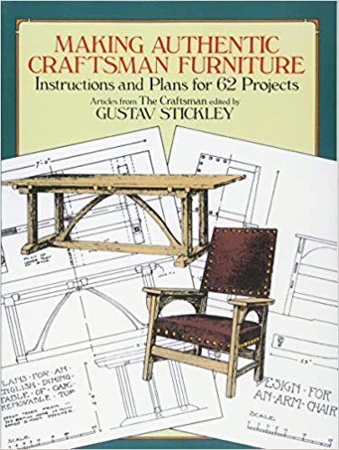 Making Authentic Craftsman Furniture: Instructions and Plans for 62 Projects (Dover books on woodworking & carving) (Dover Woodworking)
