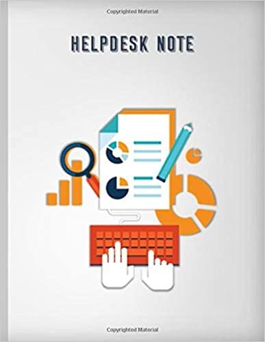 Helpdesk Note: Lined Notebook 100 Pages (8.5 x 11 inches), Can be used as a Journal, Diary, or Composition book