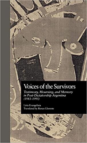 Voices of the Survivors: Testimony, Mourning, and Memory in Post-Dictatorship Argentina (1983-1995) (Garland Reference Library of the Humanities)