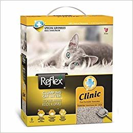 Reflex Klinik Özel Tanecik Formüllü Süper Hızlı Topaklanan Kedi Kumu 6 lt * 2 Adet