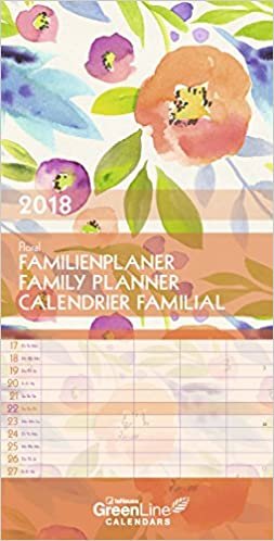 2018 Floral Family Planner - teNeues GreenLine Calendar - 23 x 45.5 cm indir