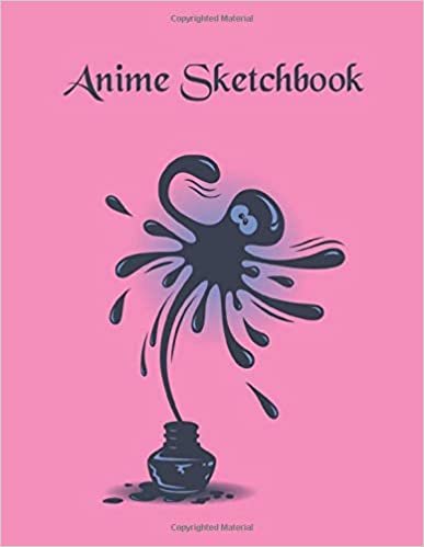 Anime Sketchbook: 100 Blank Pages, 8.5 x 11, Sketch Pad for Drawing Anime Manga Comics, Doodling or Sketching