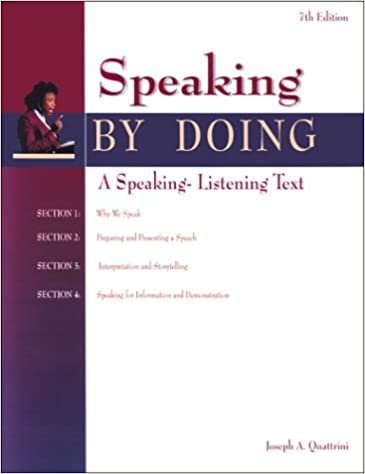 Speaking by Doing: A Speaking-Listening Text (Teachers Resource Book)