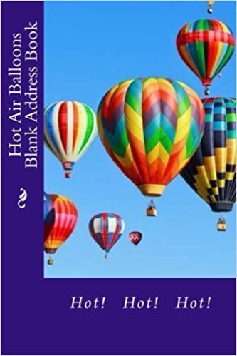 Hot Air Balloons Blank Address Book (Address Books) indir