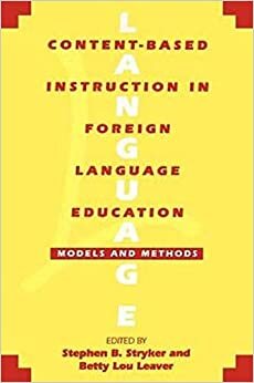 Content-Based Instruction in Foreign Language Education: Models and Methods indir