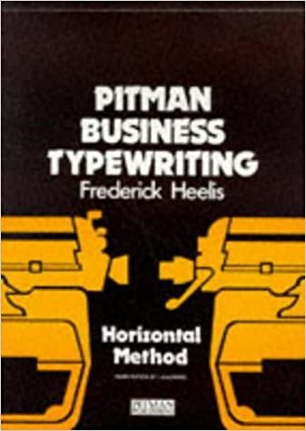 Business Typewriting Horizontal: Horizontal Method indir