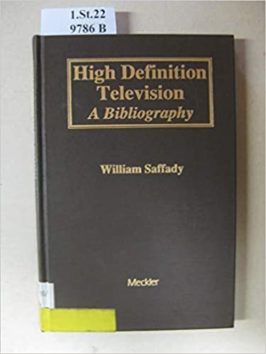 High Definition Television: A Bibliography