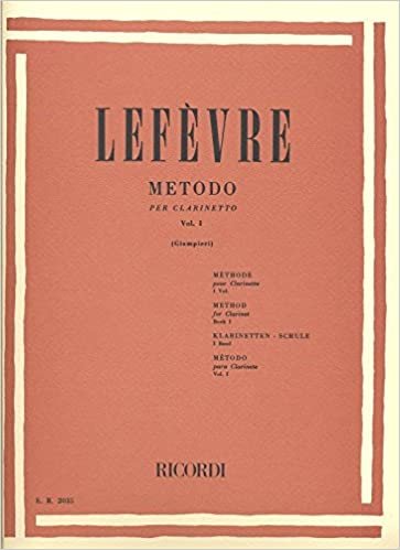Metodo Per Clarinetto - Vol. I Clarinette
