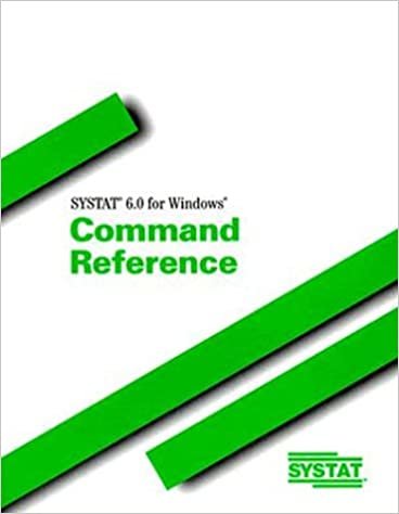 Command Reference: Systat 6.0 for Windows indir