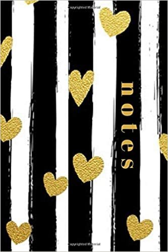Notes: School Notebook, Black and White Notebook, Notes Notebook for women, Journal, Diary (110 Pages, Blank, 6 x 9)