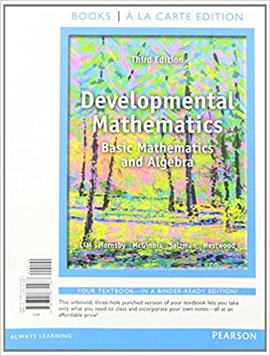 Developmental Mathematics, Books a la Carte Edition Plus Mylab Math -- Access Card Package