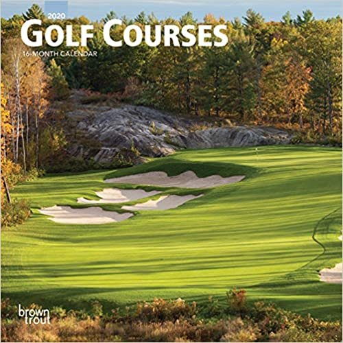 Golf Courses 2020 Mini Wall Calendar