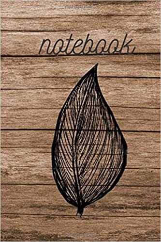 Notebook: Wood Design Nature Journal and Sketchbook For Nature Lovers. Simple nature journal to write, doodle and draw. (110 Pages, Blank, 6 x 9)