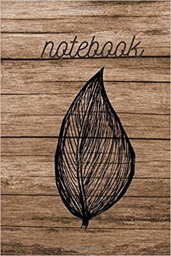 Notebook: Wood Design Nature Journal and Sketchbook For Nature Lovers. Simple nature journal to write, doodle and draw. (110 Pages, Blank, 6 x 9) indir