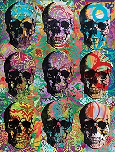 Dean Russo Skull Mosaic Journal: Lined Journal (Quiet Fox Designs) 144 High-Quality, Acid-Free Lined Pages for a Dream Diary or Journaling, with Vibrant Cover Art from Brooklyn Pop Artist Dean Russo