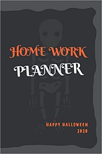 Home Work Planner: Help Your Children Organize Their Daily Homework | perfect Halloween gift for student | planning daily homework | 6" x 9"