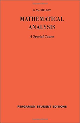 Mathematical Analysis: A Special Course