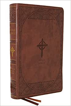 Holy Bible: New American Bible, Revised Edition, Catholic Bible, Brown, Leathersoft, Comfort Print
