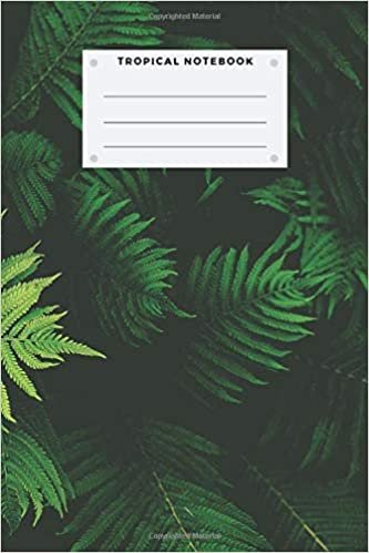 Tropical Notebook: Tropical Tree, Motivational Notebook, Journal, Diary (110 Pages, Blank, 6 x 9) indir