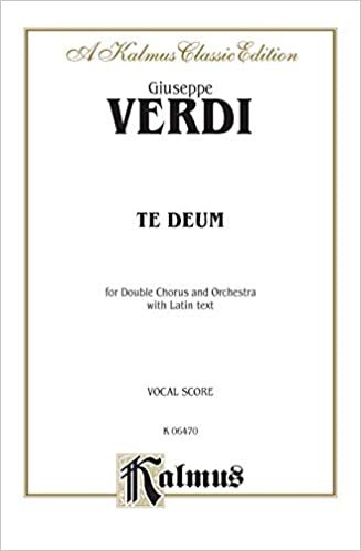 Te Deum: Satb (Orch.) (Latin Language Edition) (Kalmus Edition)