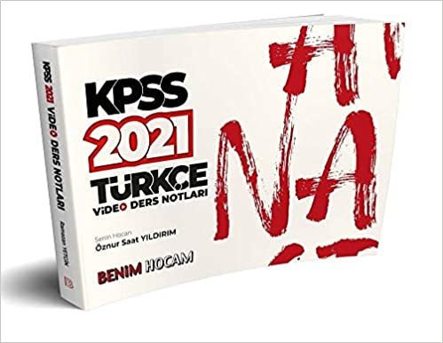 Benim Hocam 2021 KPSS Türkçe Video Ders Notları