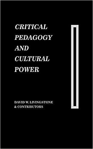 Critical Pedagogy and Cultural Power (Critical Studies in Education & Culture)