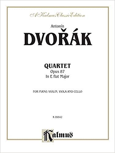Quartet in E-Flat Major, Op. 87: For Piano, Violin, Viola and Cello (Kalmus Edition) indir
