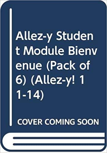 Allez-y Student Module Bienvenue (Pack of 6) (Allez-y! 11-14)