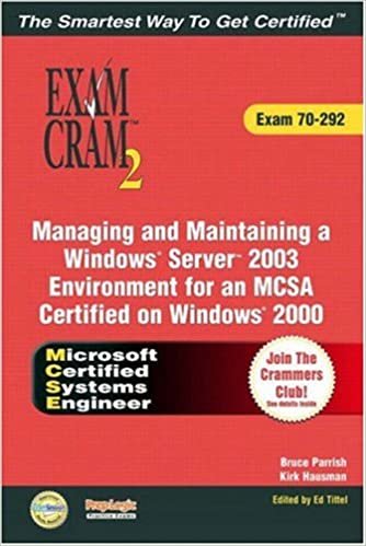 MCSA/MCSE Managing and Maintaining a Windows Server 2003 Environment Exam Cram 2 (Exam Cram 70-292) indir