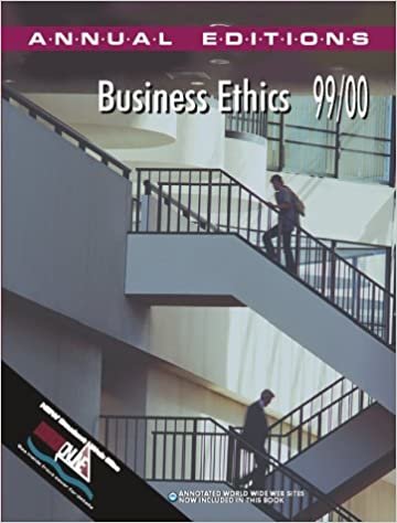 Business Ethics 1999/2000 (Annual Editions)