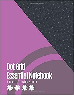 Dot Grid Essential Notebook: Dotted Graph Notebooks (Radiand Orchid Violet Cover) - Dot Grid Paper Large (8.5 x 11 inches), A4 100 Pages, Engineer ... Journal Graphing Pad, Design Book, Work Book.