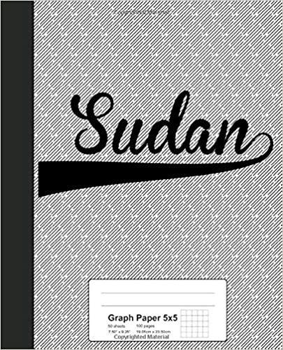 Graph Paper 5x5: SUDAN Notebook (Weezag Graph Paper 5x5 Notebook) indir