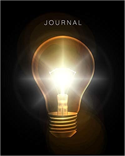 Journal: Light Bulb Ideas, Composition Notebook, Lined, 120 Pages, 8"x10"