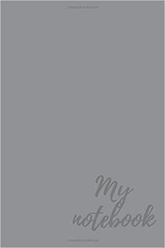 My Notebook: Motivational Notebook, Journal, Diary (110 Pages, Blank, 6 x 9)