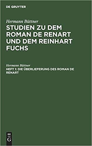 Die Überlieferung des Roman de Renart
